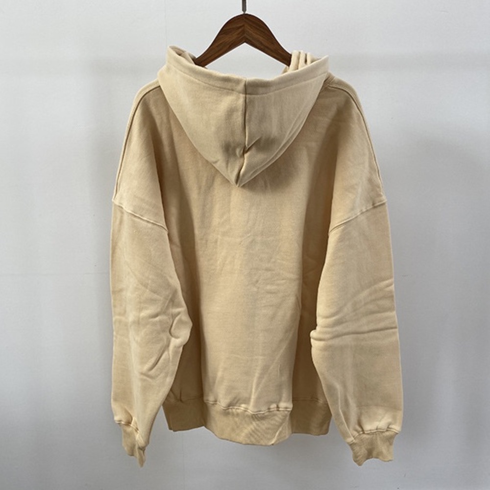 Anine Bing Cream Hoodie with Black Logo - Picture 5 of 7